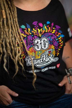 T-shirt damski - 30. Pol'and'Rock NIETOPERZ