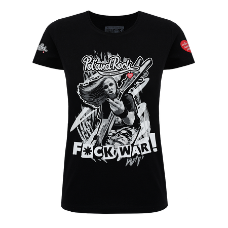 T-shirt damski - F*ck war