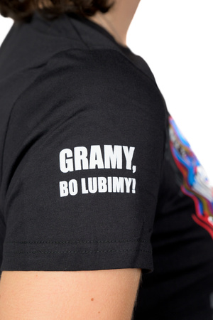 T-shirt damski - GRAMY, BO LUBIMY