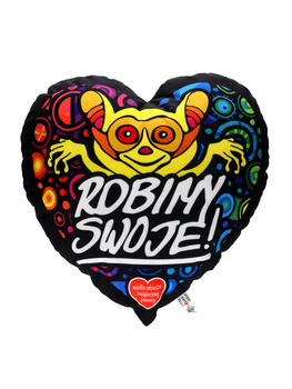 Poduszka - Serce Lemur