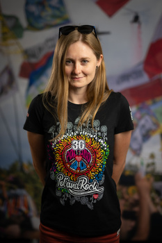 T-shirt damski - 30. Pol'and'Rock - SŁONECZNIKI