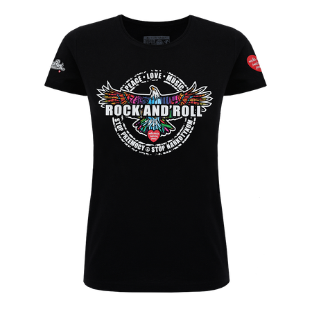 T-shirt damski - Rock'and'Roll