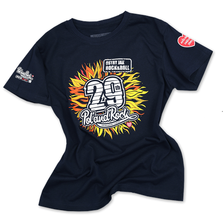 T-shirt dziecięcy granat - Słonecznik