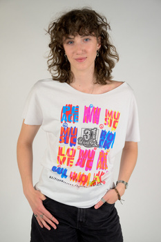 T-shirt damski 31. Pol'and'Rock - NIETOPERZ BIAŁY