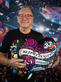 Poduszka Serce Wstążka 33. Finał