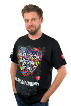 T-shirt męski - GRAMY, BO LUBIMY