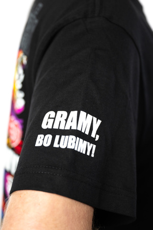 T-shirt męski - GRAMY, BO LUBIMY