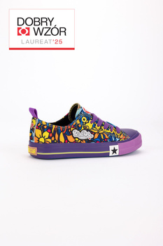 Trampki Niskie 31. Pol'and'Rock - FLOWER POWER