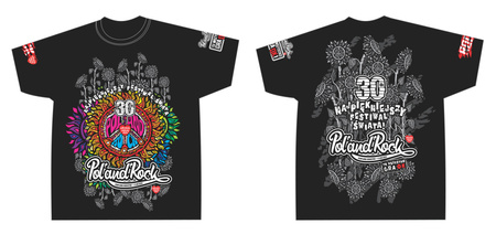 T-shirt męski - 30. Pol'and'Rock SŁONECZNIKI