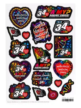 Naklejki - A4 - 34. Finał