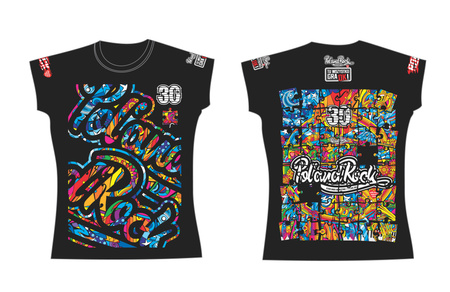 T-shirt damski - 30. Pol'and'Rock - PUZZEL