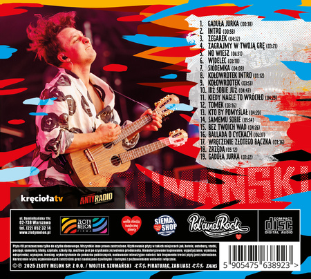 Wojtek Szumański CD - Live 30. Pol'and'Rock (2025)