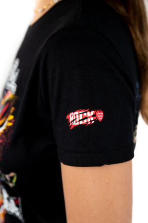 T-shirt damski - 31. Pol'and'Rock - KOLOROWY GITARZYSTA