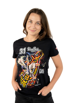 T-shirt damski - 31. Pol'and'Rock - KOLOROWY GITARZYSTA