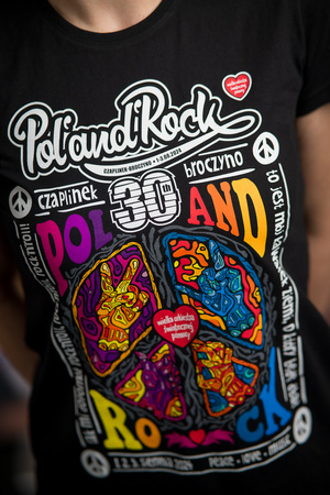 T-shirt damski - 30. Pol'and'Rock RĘCE