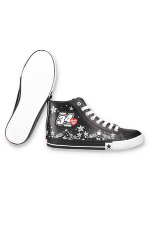 Trampki 34. Finał - BIAŁO-CZARNE