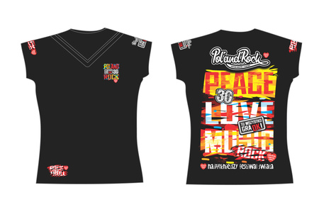 T-shirt damski - 30. Pol'and'Rock MINI ROCK