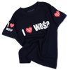 T- shirt dziecięcy I Love WOŚP- granatowy