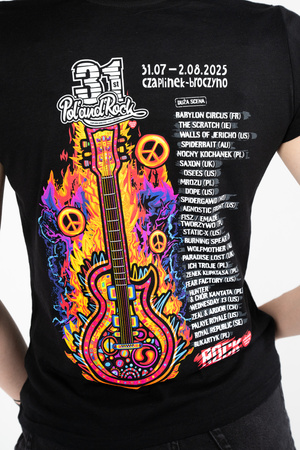 T-shirt damski - 31. Pol'and'Rock - LINE UP