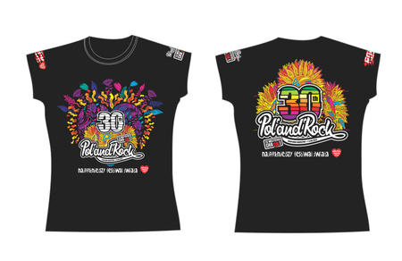 T-shirt damski - 30. Pol'and'Rock NIETOPERZ