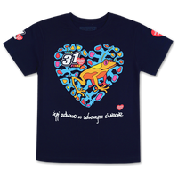 T-shirt dziecięcy 31.Finał Żabka - granatowy