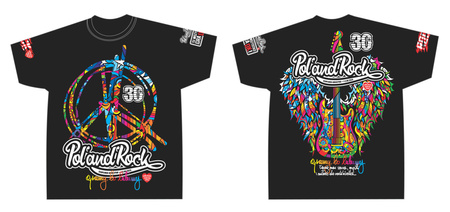 T-shirt męski - 30. Pol'and'Rock GITARA