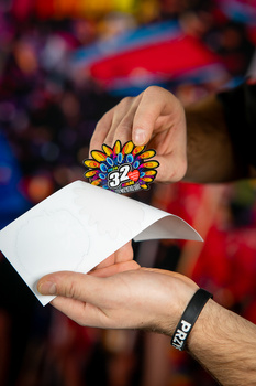 Naklejki 32. Finał - odbicie lustrzane - TRĄBKI