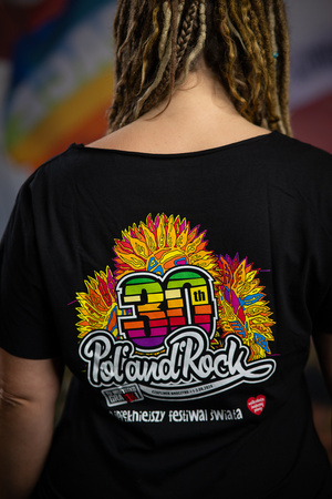 T-shirt damski - 30. Pol'and'Rock NIETOPERZ