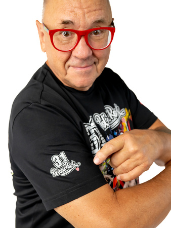 T-shirt męski - 31.Pol'and'Rock - KOLOROWY GITARZYSTA 