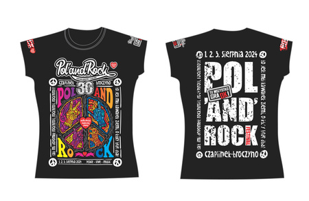 T-shirt damski - 30. Pol'and'Rock RĘCE