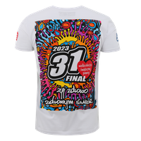 T-shirt męski - Wulkan - biała