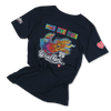 T-shirt dziecięcy - Smok sekator granatowy