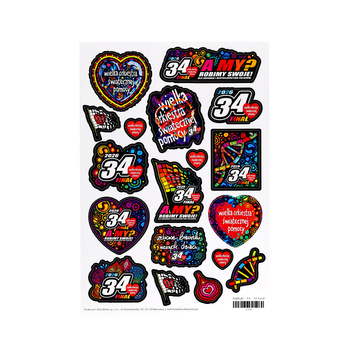 Naklejki - A4 - 34. Finał