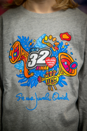 Bluzka dziecięca z długim rękawem 32. Finał - szara