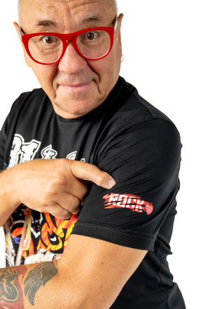 T-shirt męski - 31.Pol'and'Rock - KOLOROWY GITARZYSTA 