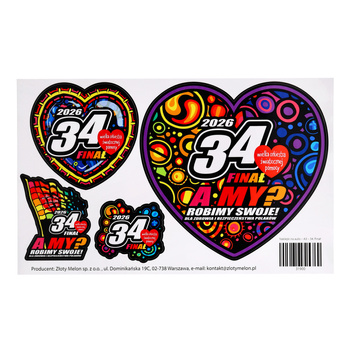 Naklejki samochodowe A3 34. Finał