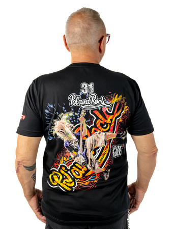 T-shirt męski - 31.Pol'and'Rock - KOLOROWY GITARZYSTA 