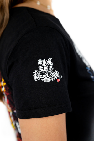 T-shirt damski - 31. Pol'and'Rock - KOLOROWY GITARZYSTA
