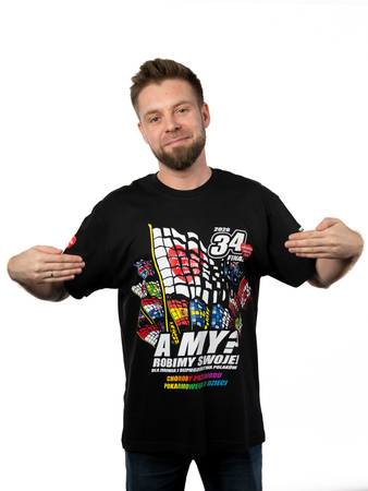 T-shirt męski - FLAGI - 34. Finał