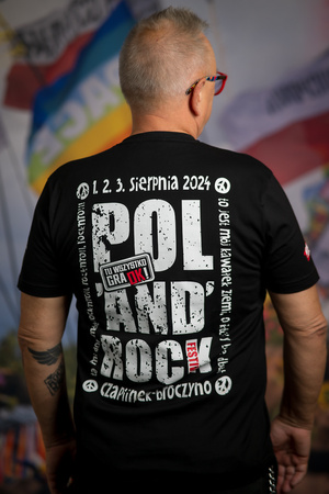 T-shirt męski - 30. Pol'and'Rock RĘCE