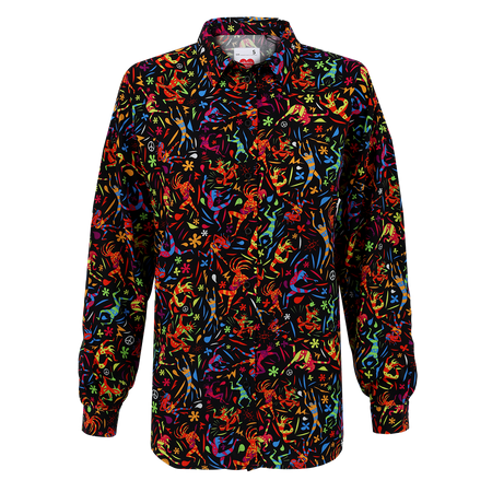 Koszula damska - multicolor czarna Medicine