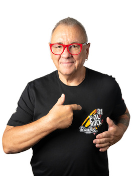 T-shirt męski - 31. Pol'and'Rock - ZNACZEK