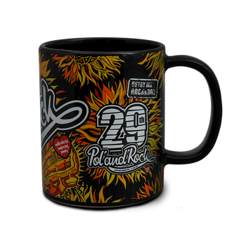 Kubek ceramiczny 29. Pol'and'Rock Słoneczniki