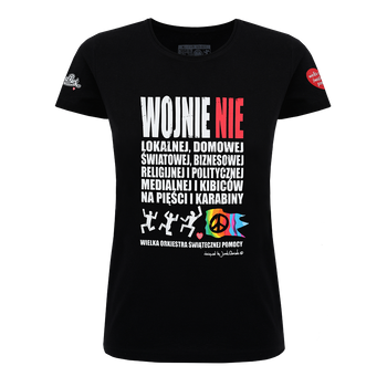 T-shirt damski - Wojnie nie