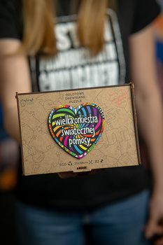 Puzzle Kolorowe Serce