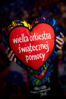 Poduszka SERCE WOŚP