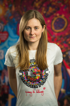 T-shirt damski Szadowo - biała