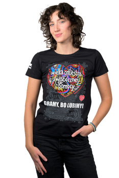 T-shirt damski - GRAMY, BO LUBIMY