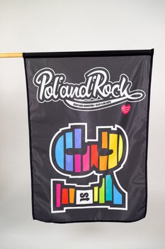 Flaga 31. Pol'and'Rock - CZARNA