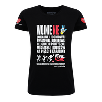 T-shirt damski Wojnie nie 2022